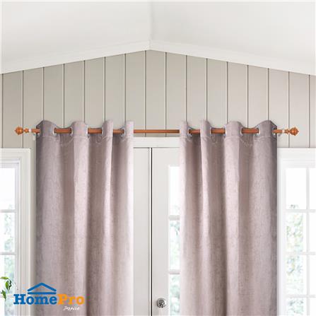 หัว-ท้ายรางม่าน HOME LIVING STYLE S2204-26 25 มม. สีน้ำตาล แพ็ก 2 ชิ้น_3