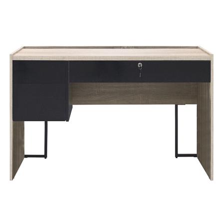 โต๊ะทำงาน BURO DK-120N สีโซลิดโอ๊ค/ดำ_1