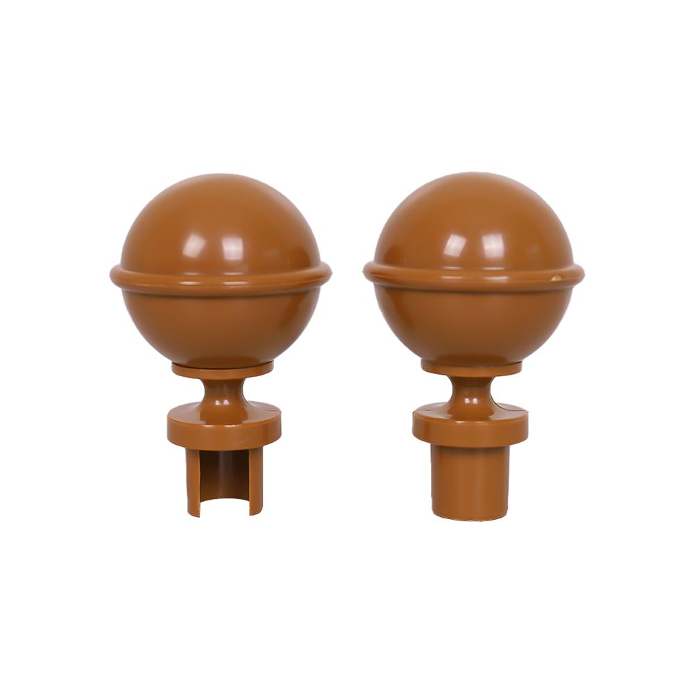 หัว-ท้ายรางม่าน HOME LIVING STYLE S2804-26 25 มม. สีน้ำตาล (แพ็ก 2 ชิ้น)