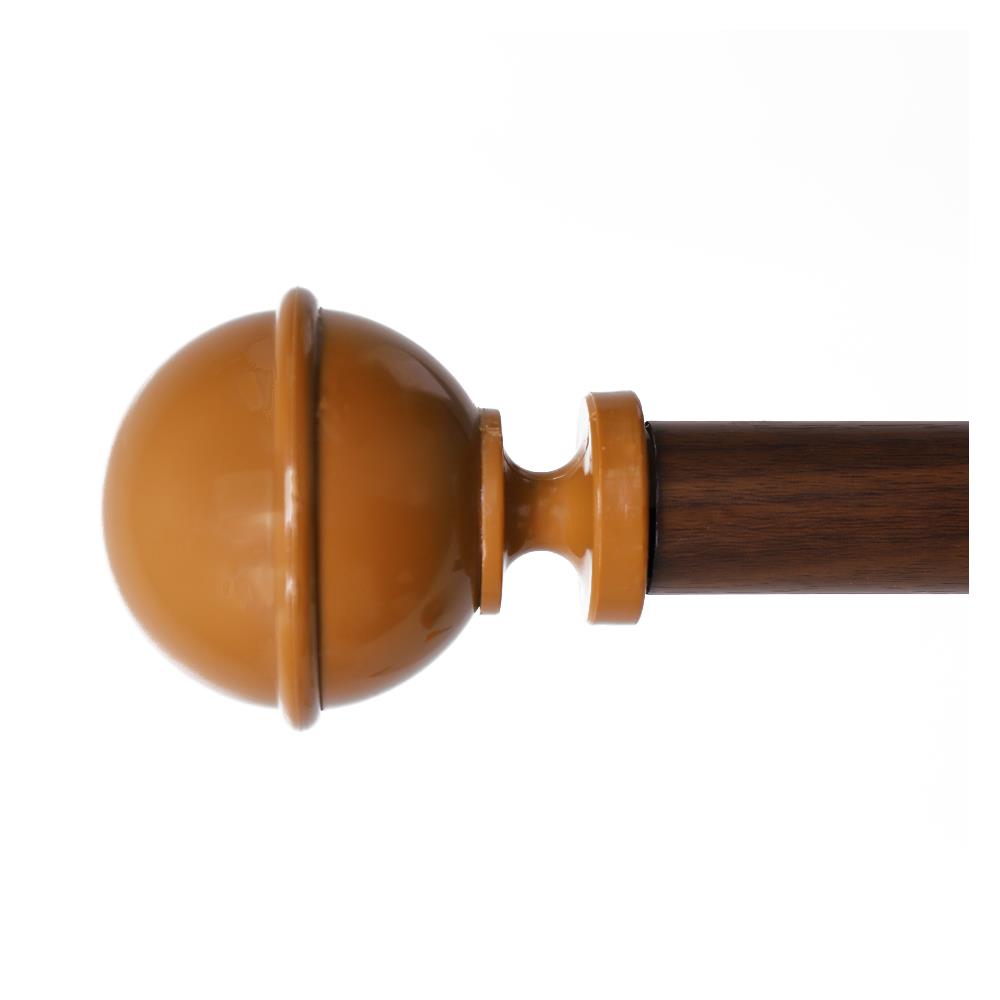 หัว-ท้ายรางม่าน HOME LIVING STYLE S2804-26 25 มม. สีน้ำตาล (แพ็ก 2 ชิ้น)