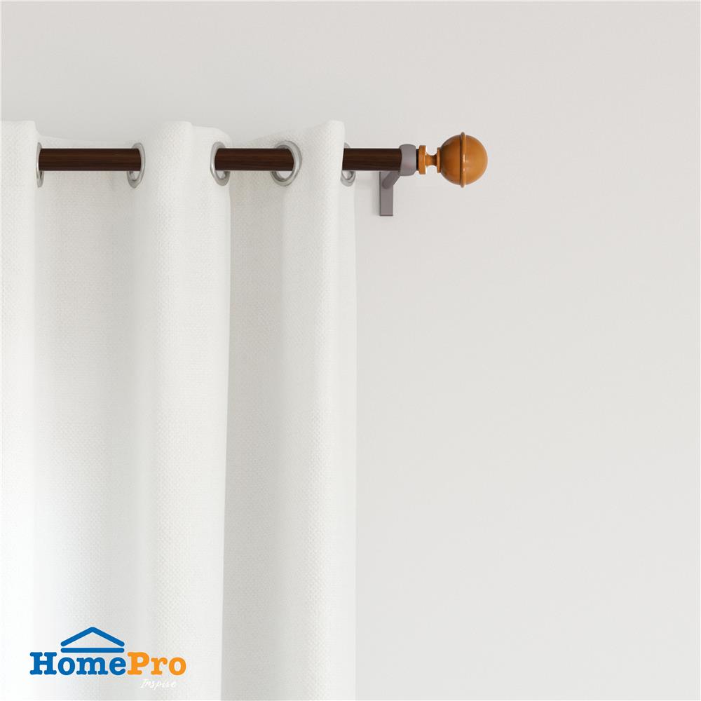 หัว-ท้ายรางม่าน HOME LIVING STYLE S2804-26 25 มม. สีน้ำตาล (แพ็ก 2 ชิ้น)