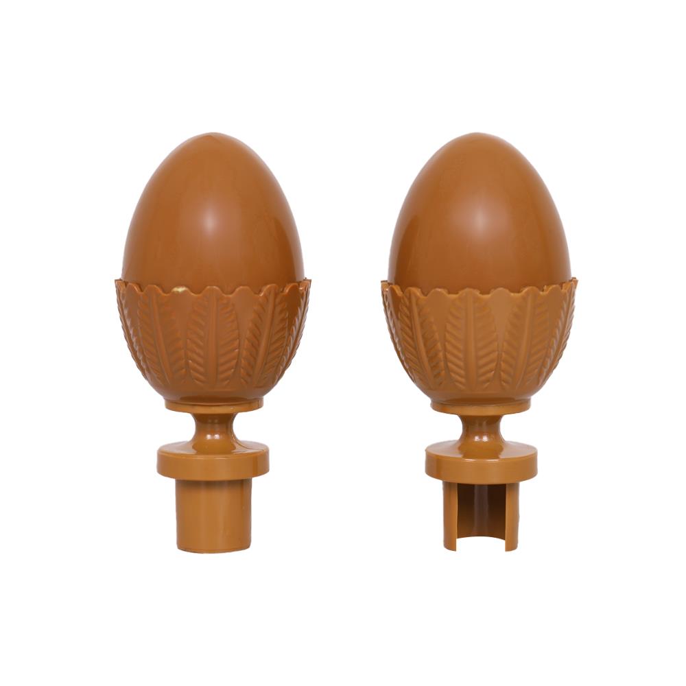 หัว-ท้ายรางม่าน ME LIVING S1404-26 25 มม. สีไม้สัก