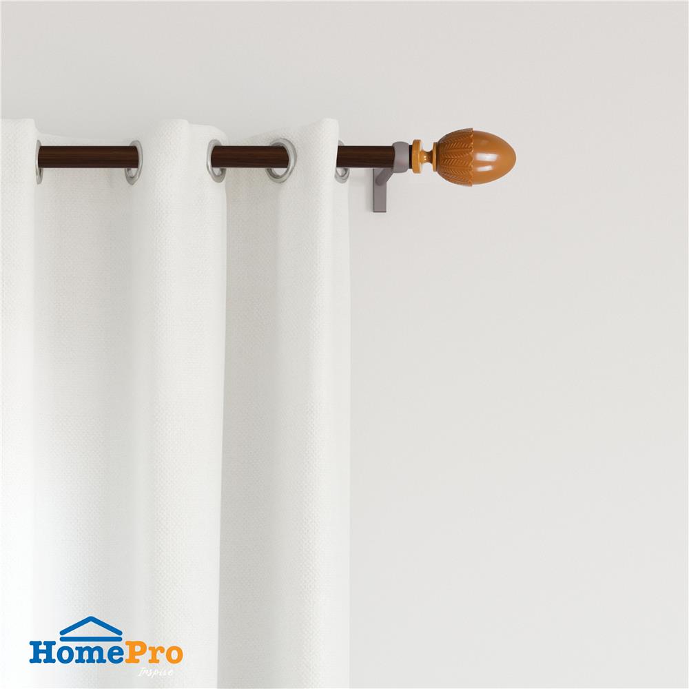 หัว-ท้ายรางม่าน ME LIVING S1404-26 25 มม. สีไม้สัก