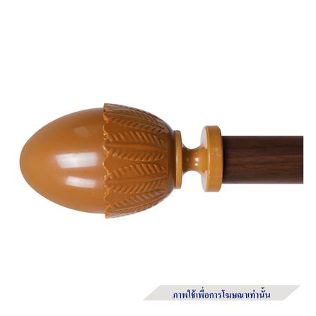 หัว-ท้ายรางม่าน ME LIVING S1404-26 25 มม. สีไม้สัก_2