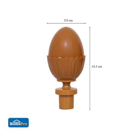 หัว-ท้ายรางม่าน ME LIVING S1404-26 25 มม. สีไม้สัก_4