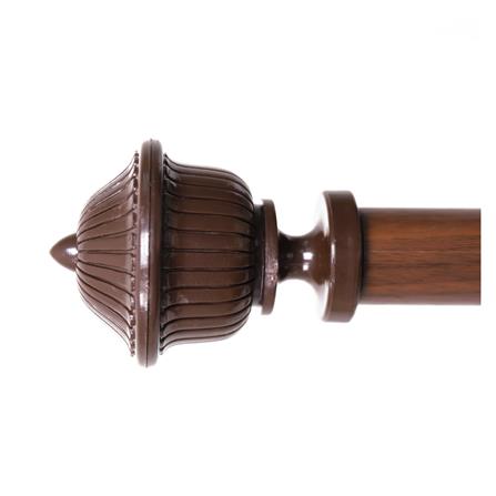 หัว-ท้ายรางม่าน HOME LIVING STYLE S2207-26 25 มม. สีโอ๊ค_1