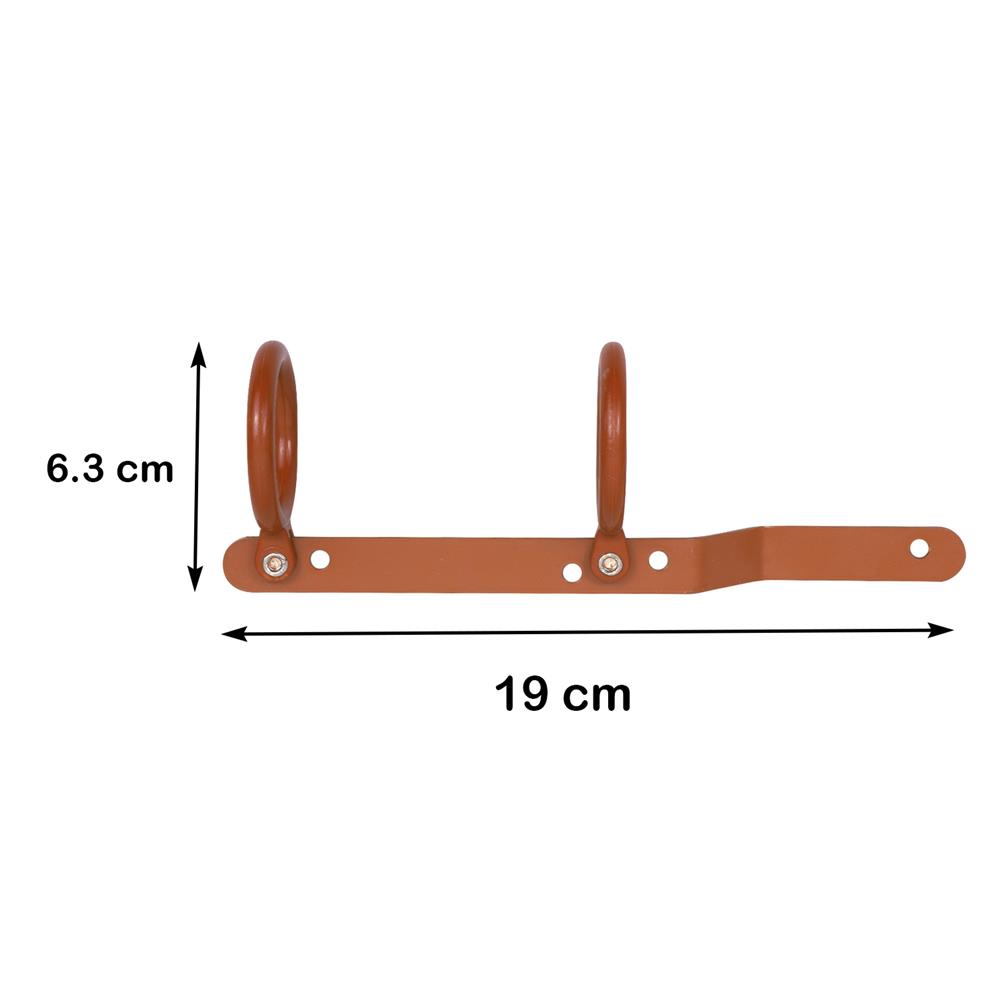 ห่วงสไลด์รางผ้าม่าน HOME LIVING STYLE 25 มม. สีน้ำตาล