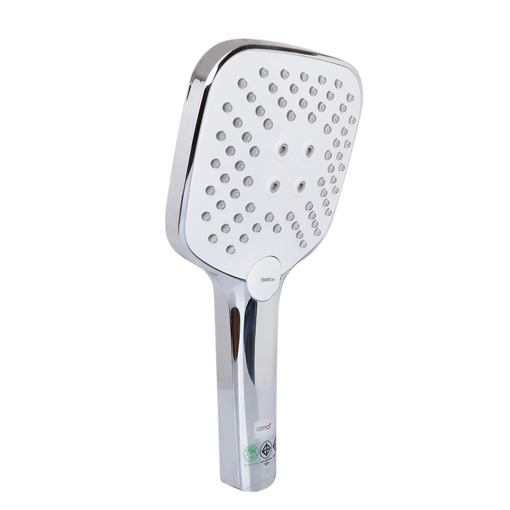 ชุดฝักบัวสายอ่อน 3 ระดับ COTTO รุ่น ZH018(HM) สีโครม