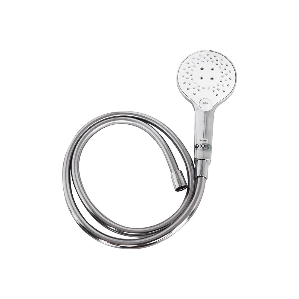 ชุดฝักบัวสายอ่อน 3 ระดับ COTTO รุ่น ZH017(HM) สีโครม