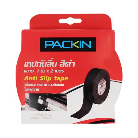 เทปกันลื่น PACK IN 1 นิ้ว x 2 ม. สีดำ_1