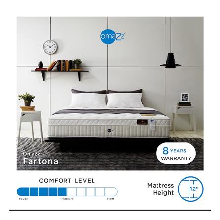 ที่นอนพ็อกเก็ตสปริง 3.5 ฟุต OMAZZ รุ่น FARTONA พร้อมชุดเครื่องนอน 6 ชิ้น_15