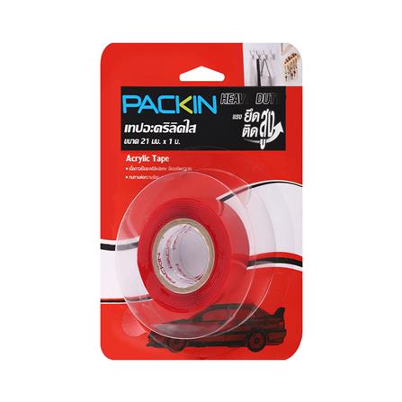 เทปกาวอะคริลิก 2 หน้า PACK IN 21 มม. x 1 ม._1