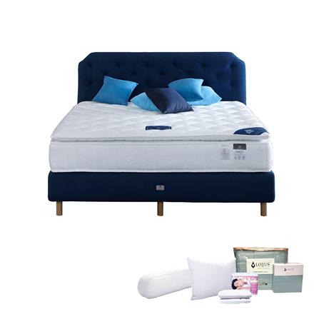 ที่นอน 3.5 ฟุต LOTUS MARSHALL DELUXE II พร้อมชุดเครื่องนอน 7 ชิ้น_0