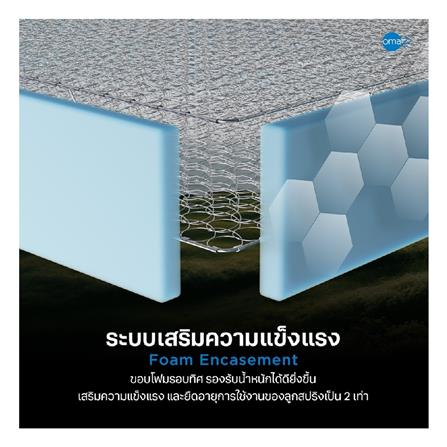ที่นอน 5 ฟุต OMAZZ ORGANIQUE PLUS (พร้อมหมอนหนุน 2 ใบ)_7