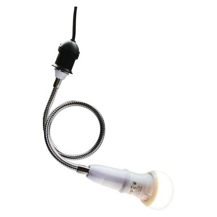 ขั้วต่อสายอ่อน JSN 20 เซนติเมตร E27 ขาว_1