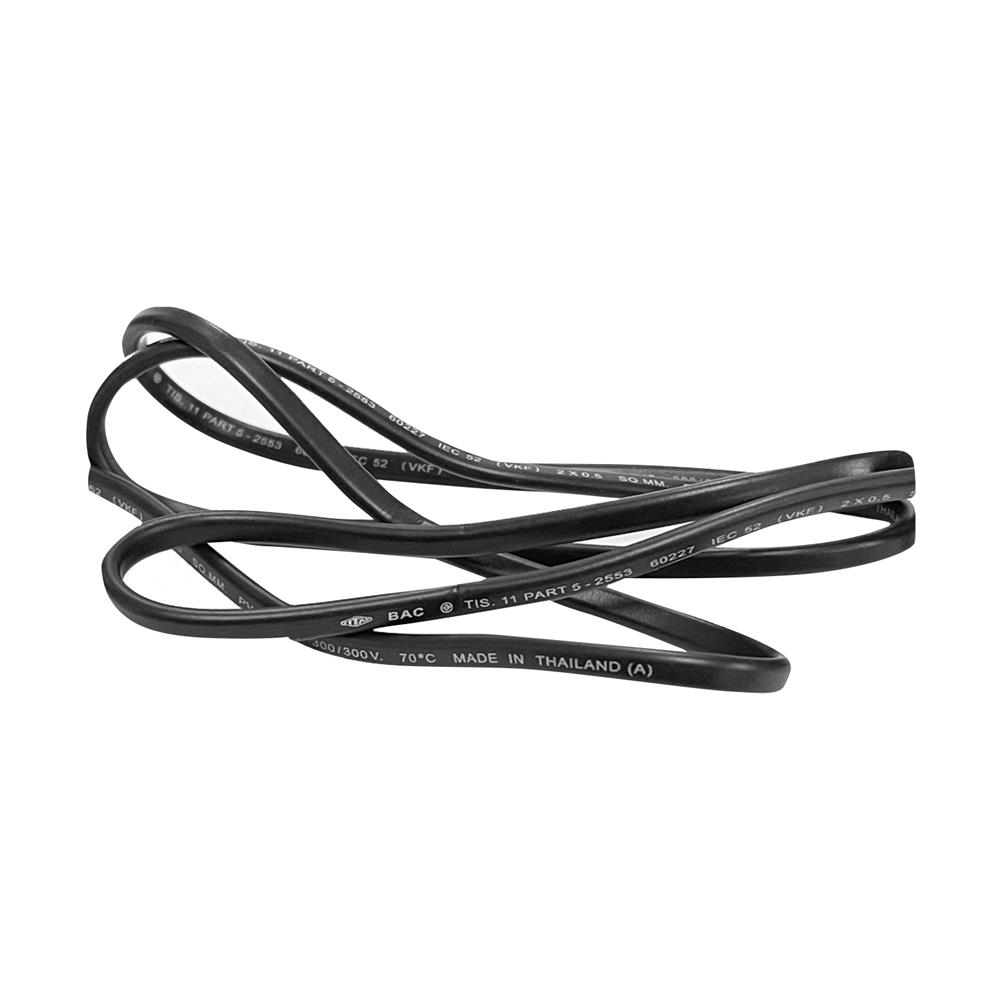 สายเครื่องใช้ไฟฟ้า PACO มอก. 1.5 ม. สีดำ