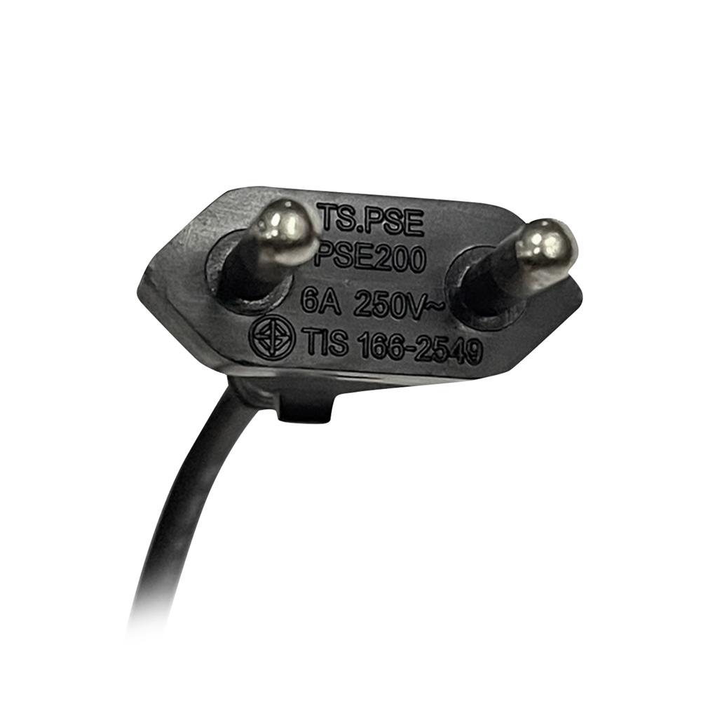 สายเครื่องใช้ไฟฟ้า PACO มอก. 1.5 ม. สีดำ