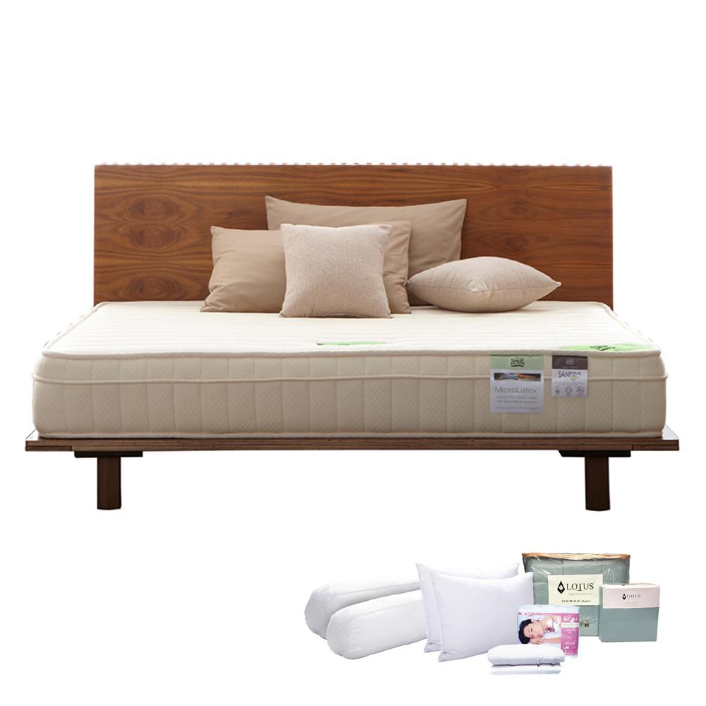ที่นอน 6 ฟุต LOTUS MICRO LATEX II พร้อมชุดเครื่องนอน 11 ชิ้น