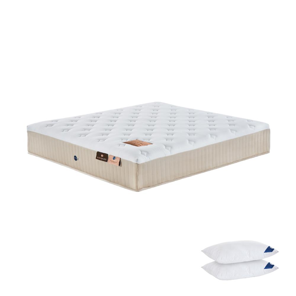 ที่นอน 6 ฟุต OMAZZ ORGANIQUE PLUS (พร้อมหมอนหนุน 2 ใบ)