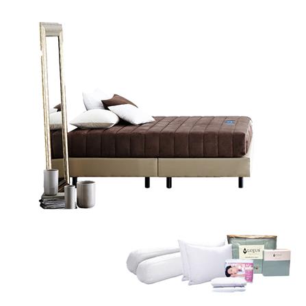 ที่นอน 6 ฟุต LOTUS CAMPTON พร้อมชุดเครื่องนอน 12 ชิ้น