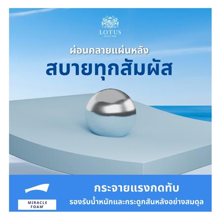 ที่นอน 5 ฟุต LOTUS ASCOTT พร้อมชุดเครื่องนอน 11 ชิ้น_9