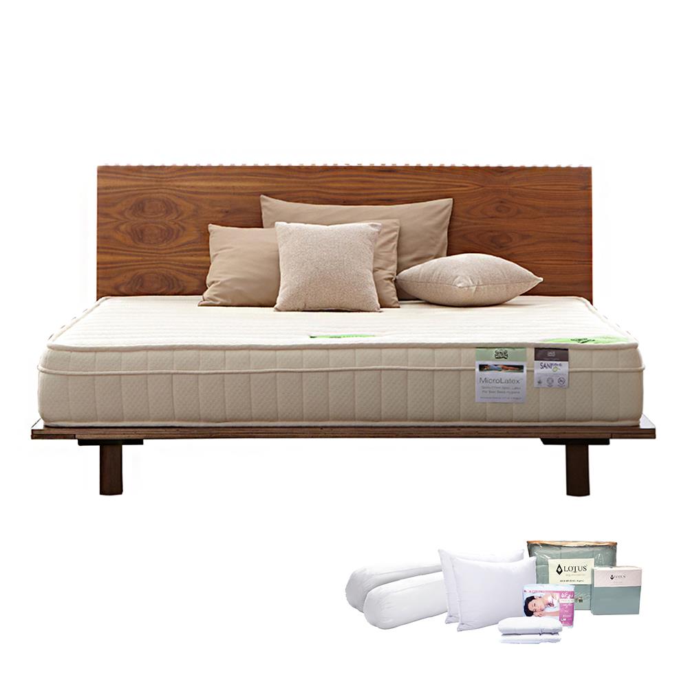 ที่นอน 5 ฟุต LOTUS MICRO LATEX II พร้อมชุดเครื่องนอน 11 ชิ้น