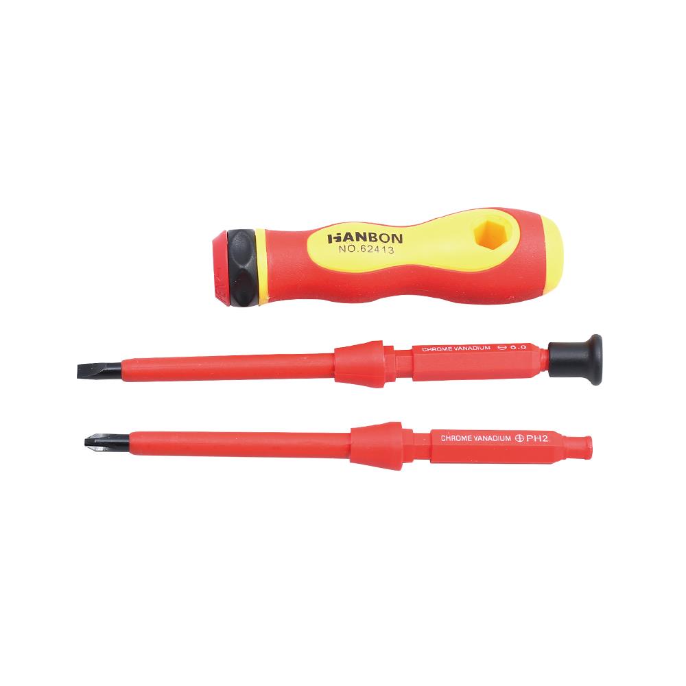 ไขควงกันไฟ ถอดหัวได้ HANBON