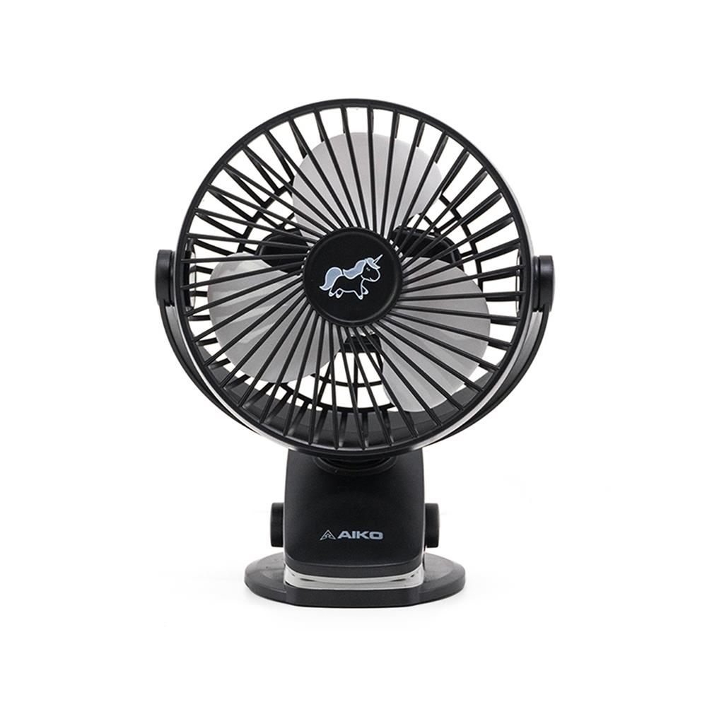 พัดลมพกพา 4 นิ้ว AIKO KN-L2855 Unicorn สีดำ