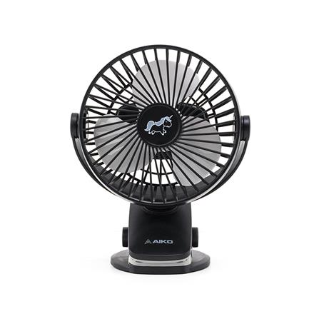 พัดลมพกพา 4 นิ้ว AIKO KN-L2855 Unicorn สีดำ_0
