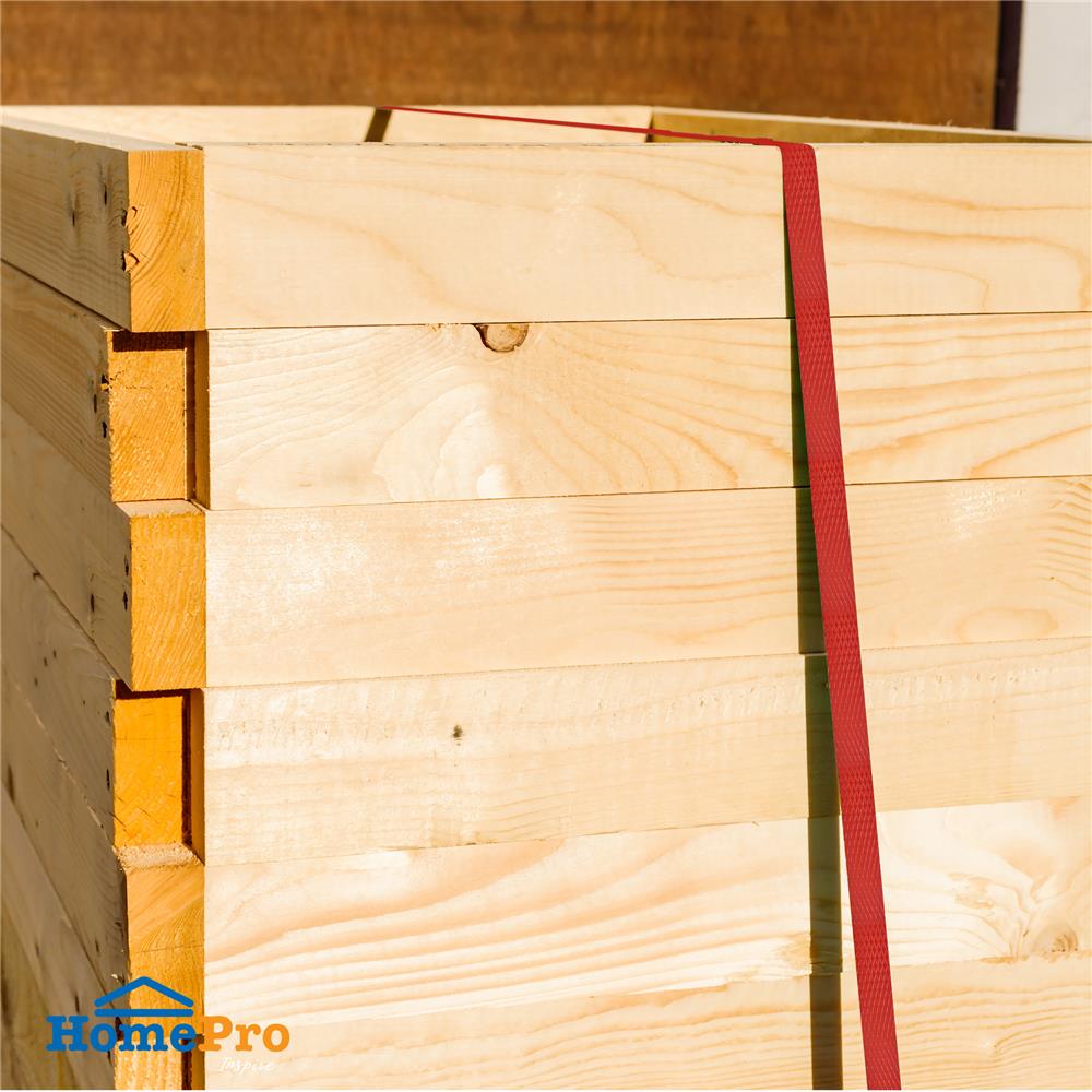 สายรัดพลาสติก PACK IN 15 มม. 7 กก. สีแดง