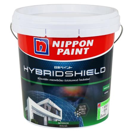 สีน้ำทาภายใน NIPPON PAINT HYBRIDSHIELD BASE B กึ่งเงา 2.5 แกลลอน