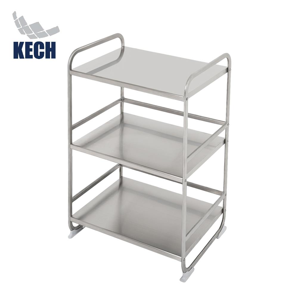 ชั้นวางจานสเตนเลส 3ชั้น 60x45x88ซม. KECH
