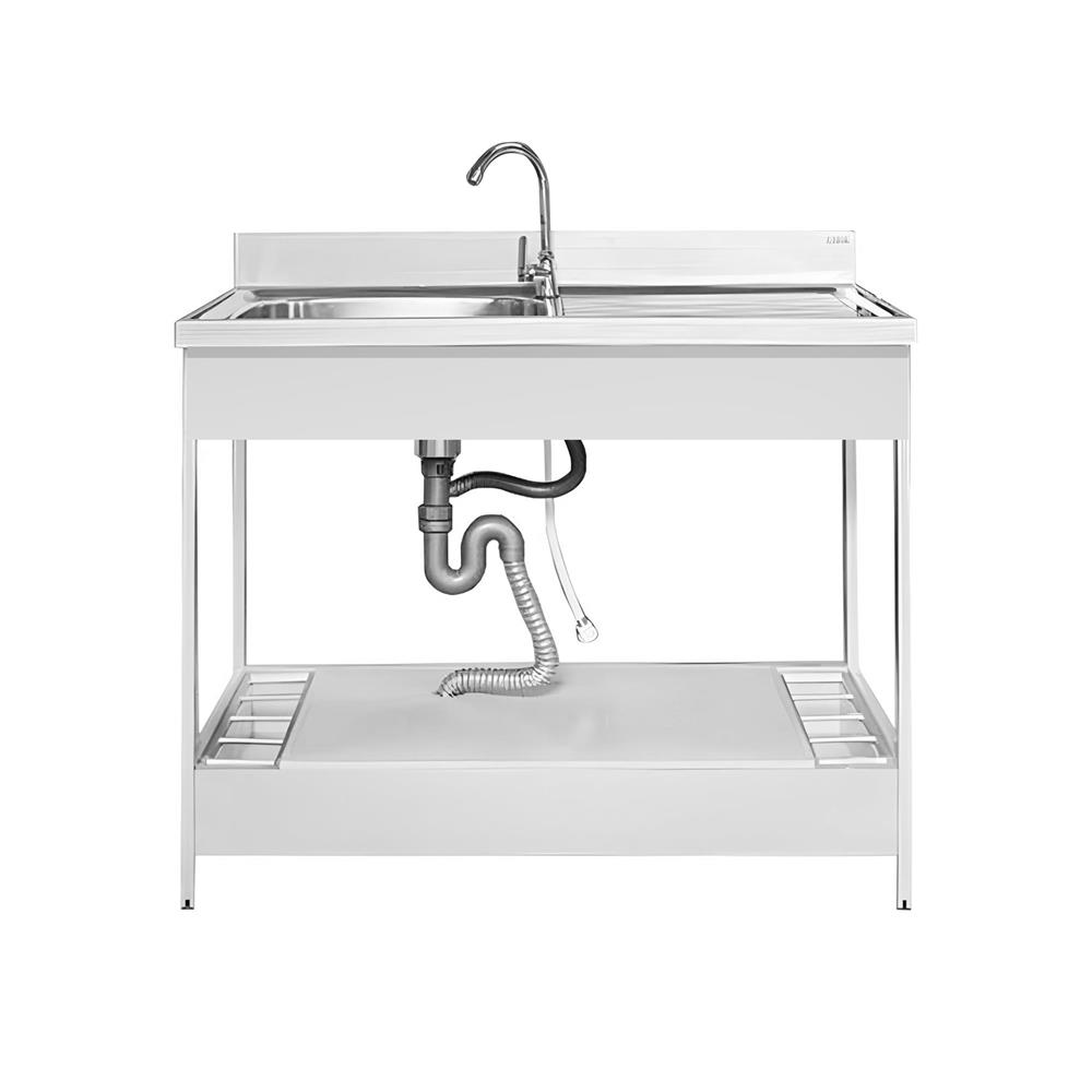 ซิงค์ขาตั้ง 1หลุม 1ที่พัก CABIN SIENA10055 สเตนเลส