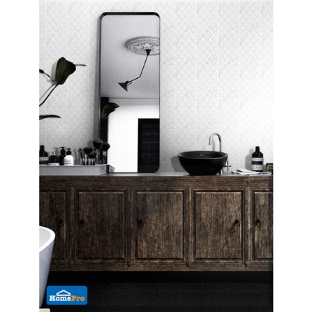 กระเบื้องผนัง 8x12 นิ้ว COTTO มิลเนอร์ ไดมอนด์ ขาว 1M2_5