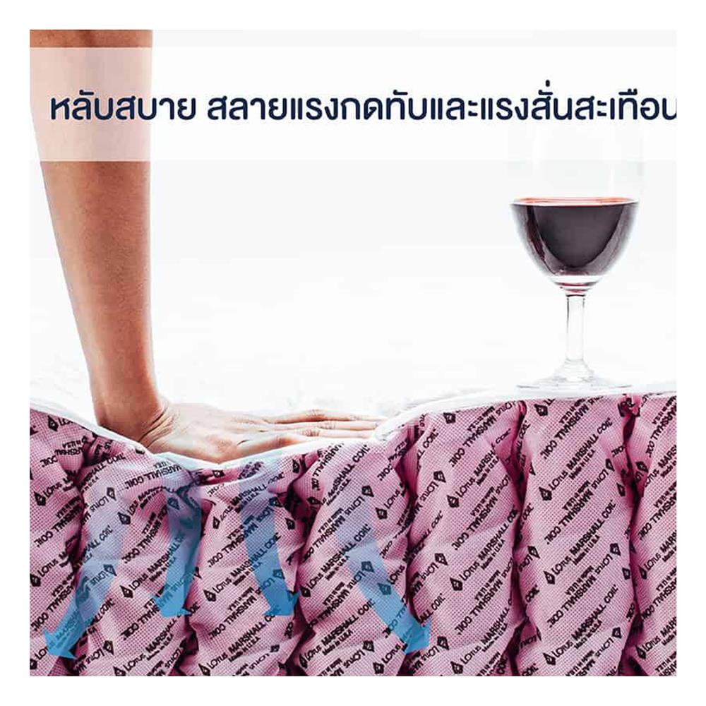 ที่นอน 5 ฟุต LOTUS NINA (พร้อมชุดเครื่องนอน 12 ชิ้น)