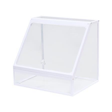 อุปกรณ์จัดเก็บเครื่องสำอาง STACKO W9002 26x19.5x24 ซม. สีขาว_0