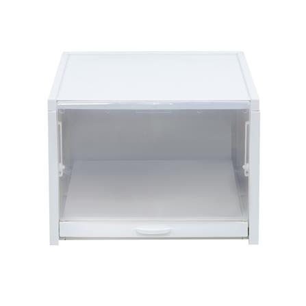 กล่องรองเท้าลิ้นชัก STACKO 33.2x25.8x18.3 ซม. สีเทา_1