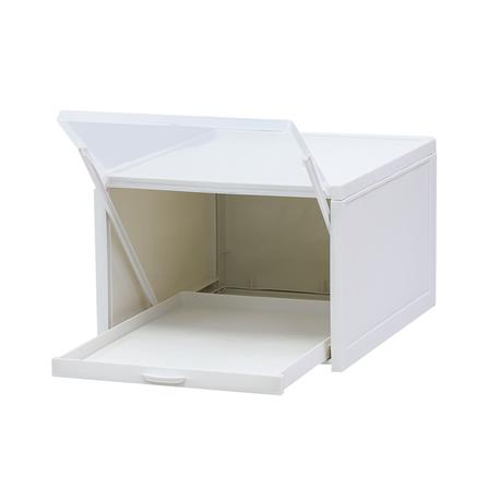 กล่องรองเท้าลิ้นชัก STACKO 33.2x25.8x18.3 ซม. สีเทา_2