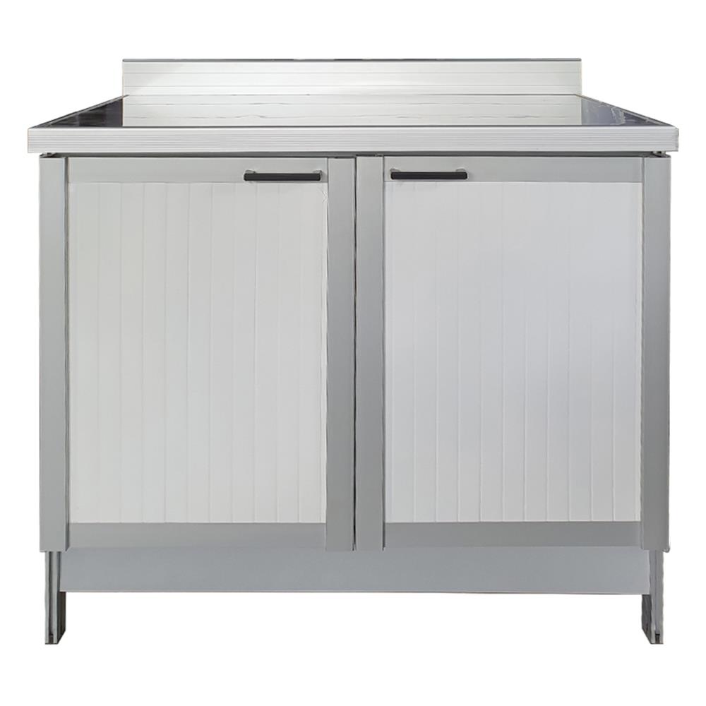 ตู้ตั้งพื้นท็อปเรียบ CABIN SIENA 90 ซม. สีขาว