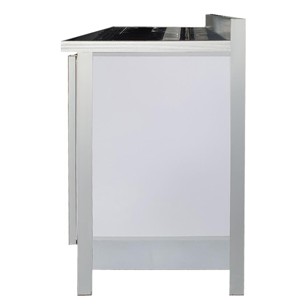 ตู้ตั้งพื้นท็อปเรียบ CABIN SIENA 90 ซม. สีขาว