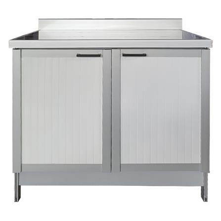 ตู้ตั้งพื้นท็อปเรียบ CABIN SIENA 90 ซม. สีขาว_0