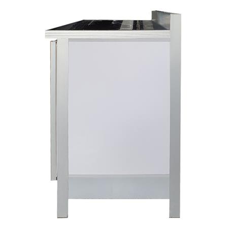 ตู้ตั้งพื้นท็อปเรียบ CABIN SIENA 90 ซม. สีขาว_1