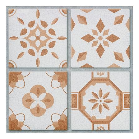 กระเบื้องพื้น 16x16 นิ้ว TARA มาร์เทล น้ำตาล EXC PM_0