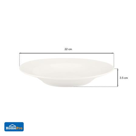 จานเซรามิกลึก 9