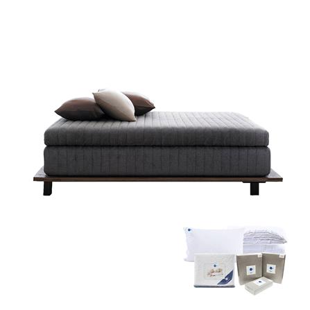 ที่นอน 3.5 ฟุต OMAZZ ZENSATIONAL DELUXE พร้อมชุดเครื่องนอน 6 ชิ้น