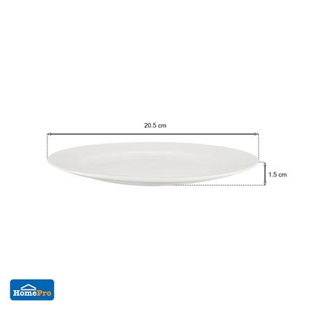 จานเซรามิกตื้น 8