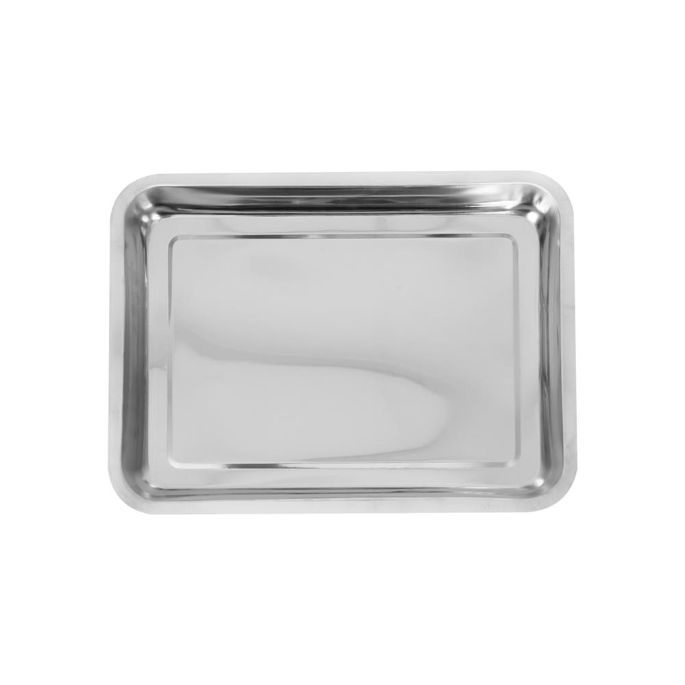 ถาดเหลี่ยมสเตนเลส CPK SL.08 40X30X4.8 ซม.