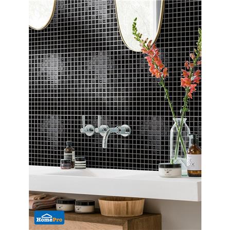 โมเสคแก้ว 30x30 ซม. HPR-189 สีดำ_2