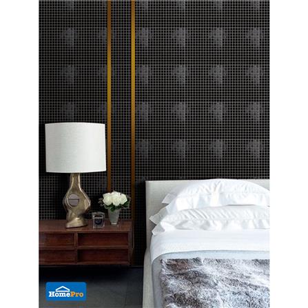 โมเสคแก้ว 30x30 ซม. HPR-189 สีดำ_3