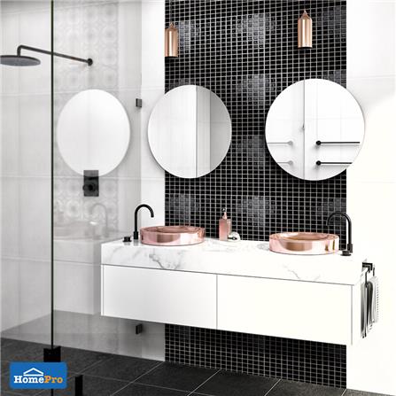 โมเสคแก้ว 30x30 ซม. HPR-189 สีดำ_4